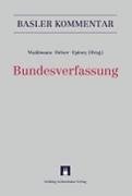 Bild von Waldmann, Bernhard (Hrsg.): Bundesverfassung (BV)
