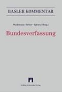 Bild von Waldmann, Bernhard (Hrsg.): Bundesverfassung (BV)