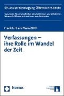 Bild von Donath, Philipp B. (Hrsg.): Verfassungen - ihre Rolle im Wandel der Zeit