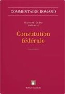 Bild von Martenet, Vincent (Hrsg.) : Constitution fédérale