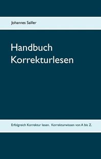 Bild von Sailler, Johannes: Handbuch Korrekturlesen