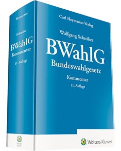 Bild von Schreiber, Wolfgang (Hrsg.): BWahlG Bundeswahlgesetz