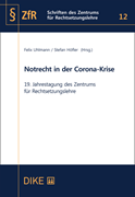 Bild von Uhlmann, Felix (Hrsg.): Notrecht in der Corona-Krise