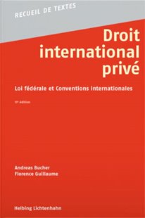 Bild von Bucher, Andreas (Hrsg.) : Droit international privé