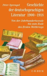 Bild von Sprengel, Peter (Weitere Bearb.): Geschichte der deutschen Literatur Bd. 9/2: Geschichte der deutschsprachigen Literatur 1900-1918