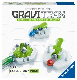 Bild von Ravensburger GraviTrax Erweiterung Push - Ideales Zubehör für spektakuläre Kugelbahnen, Konstruktionsspielzeug für Kinder ab 8 Jahren