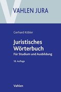 Bild von Köbler, Gerhard: Juristisches Wörterbuch
