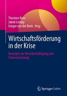 Bild von Korn, Thorsten (Hrsg.): Wirtschaftsförderung in der Krise
