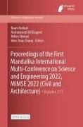 Cover-Bild zu Anshari, Buan (Hrsg.): Proceedings of the First Mandalika International Multi-Conference on Science and Engineering 2022, MIMSE 2022 (Civil and Architecture)